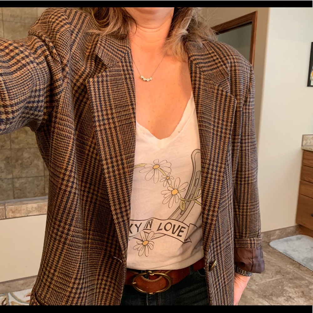 VINTAGE 100% wool jacket by Braebrook size 12